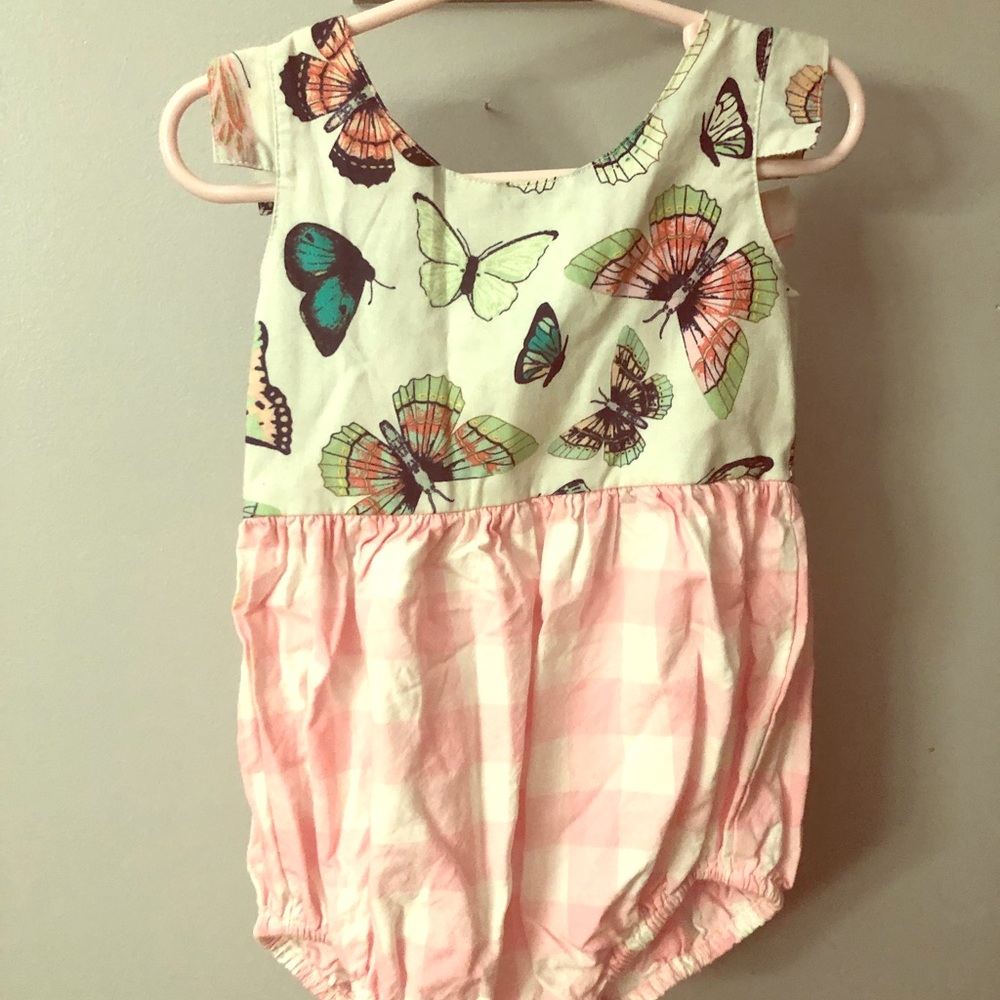 Baby girl boutique handmade bubble